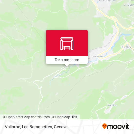 Vallorbe, Les Baraquettes map