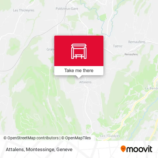 Attalens, Montessinge map