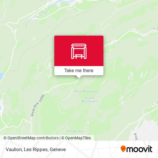 Vaulion, Les Rippes map
