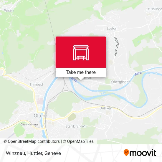 Winznau, Huttler map