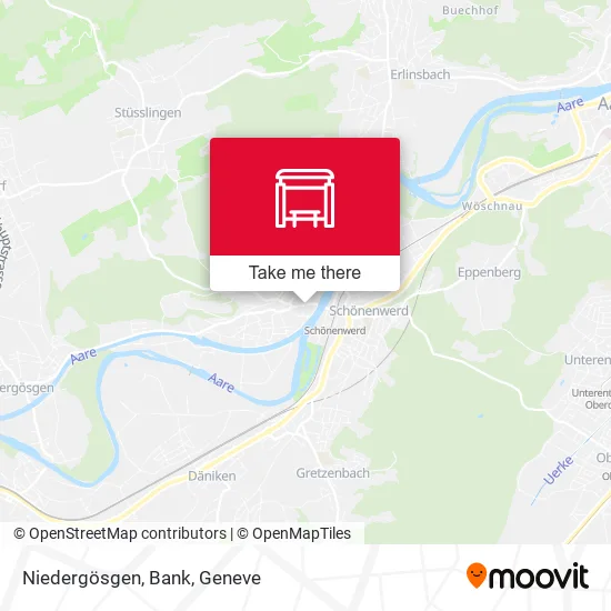 Niedergösgen, Bank map