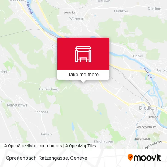 Spreitenbach, Ratzengasse map
