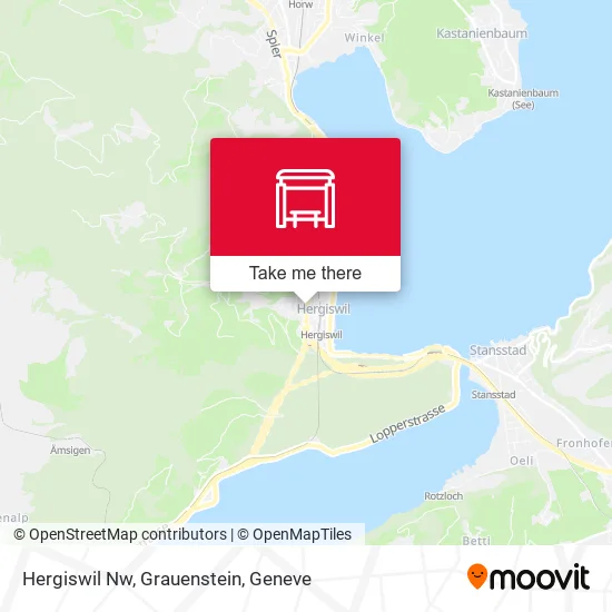 Hergiswil Nw, Grauenstein map