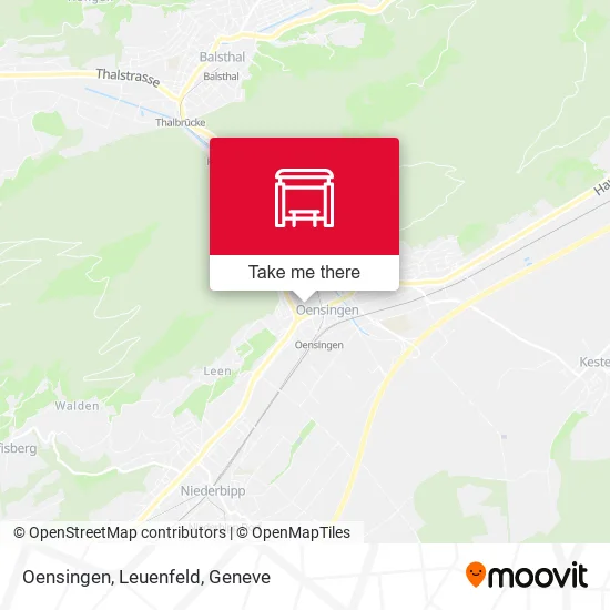 Oensingen, Leuenfeld map