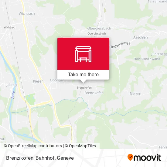 Brenzikofen, Bahnhof map