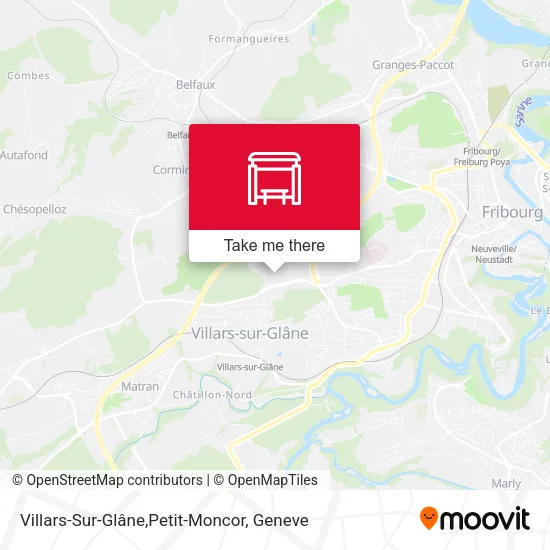 Villars-Sur-Glâne,Petit-Moncor map