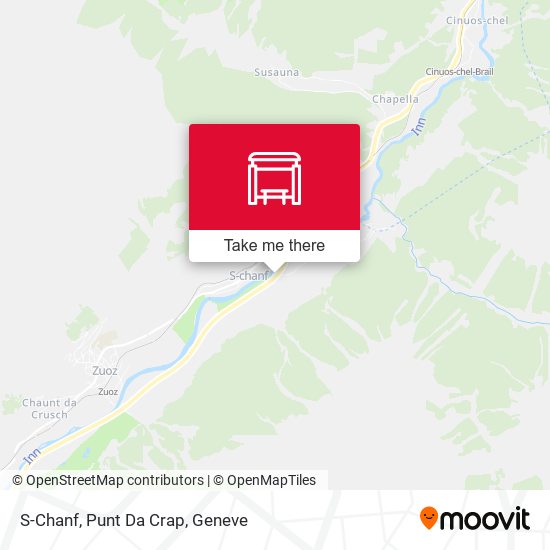S-Chanf, Punt Da Crap map