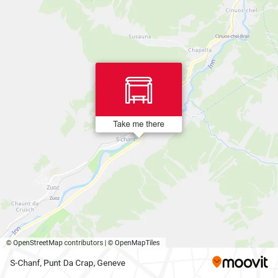 S-Chanf, Punt Da Crap map