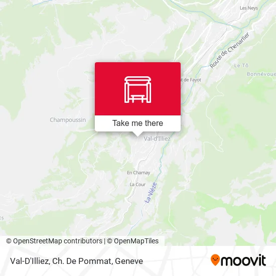 Val-D'Illiez, Ch. De Pommat map