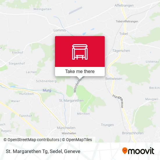 St. Margarethen Tg, Sedel map