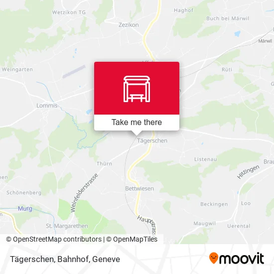 Tägerschen, Bahnhof map
