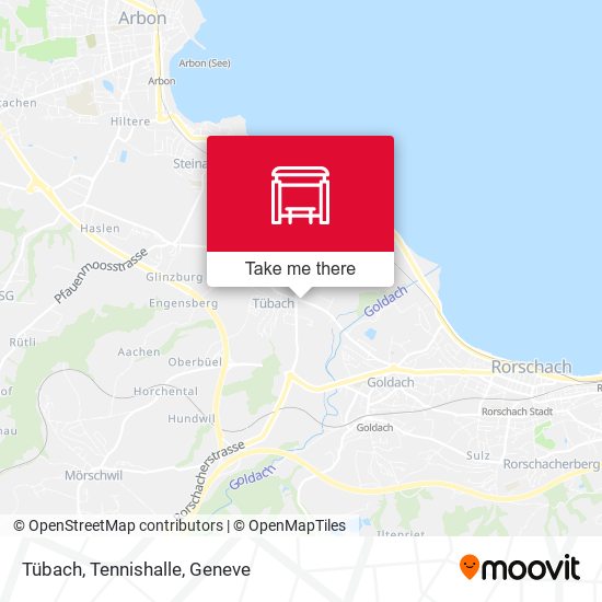 Tübach, Tennishalle map