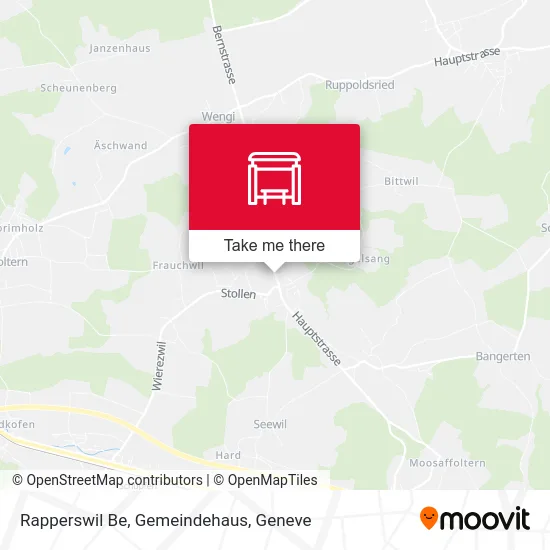 Rapperswil Be, Gemeindehaus map