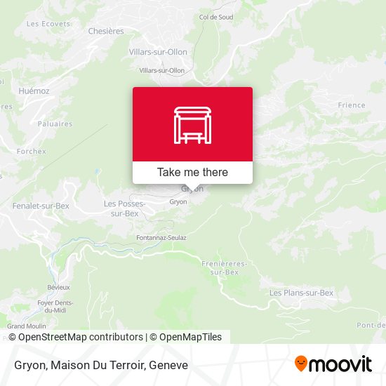 Gryon, Maison Du Terroir map