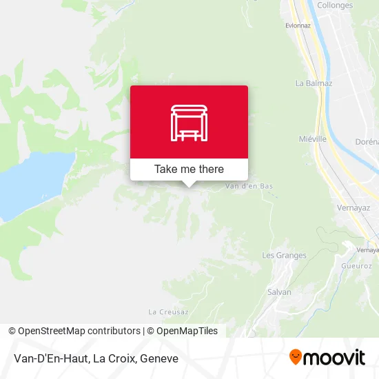 Van-D'En-Haut, La Croix map