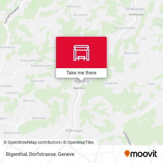 Bigenthal, Dorfstrasse map