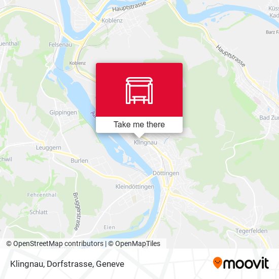 Klingnau, Dorfstrasse map