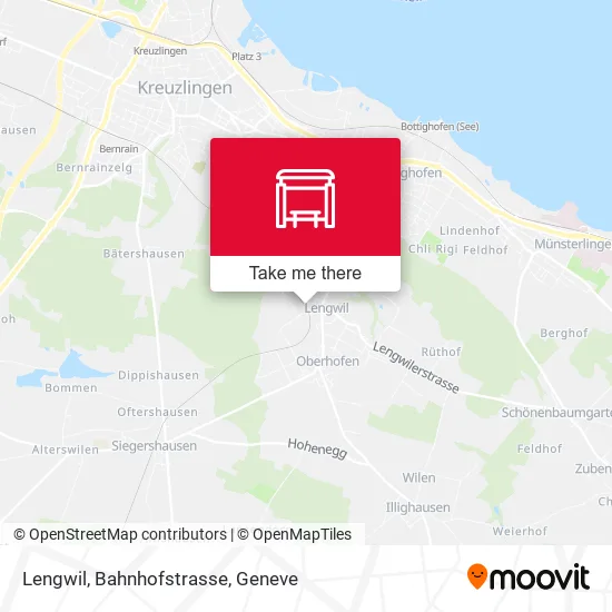 Lengwil, Bahnhofstrasse map