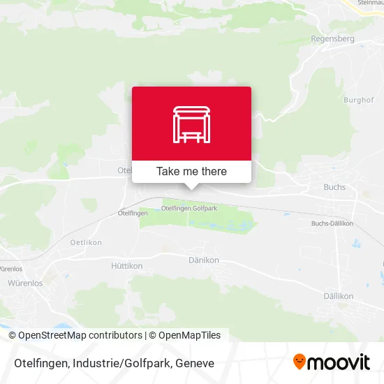 Otelfingen, Industrie/Golfpark map