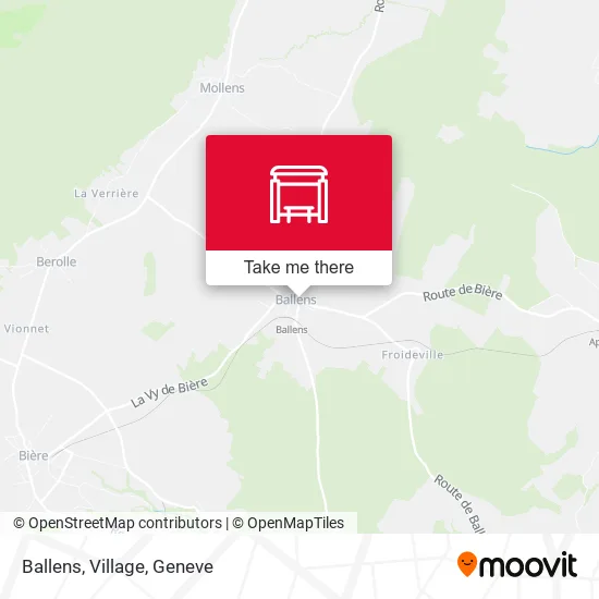 Ballens, Village map