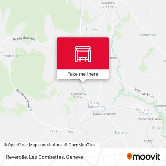 Reverolle, Les Combettes map