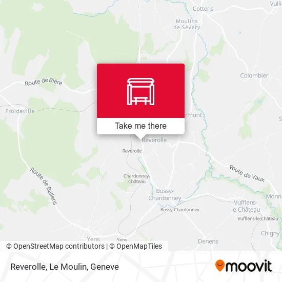 Reverolle, Le Moulin map