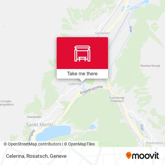 Celerina, Rosatsch map