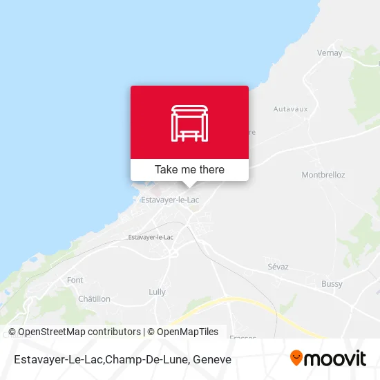 Estavayer-Le-Lac,Champ-De-Lune map