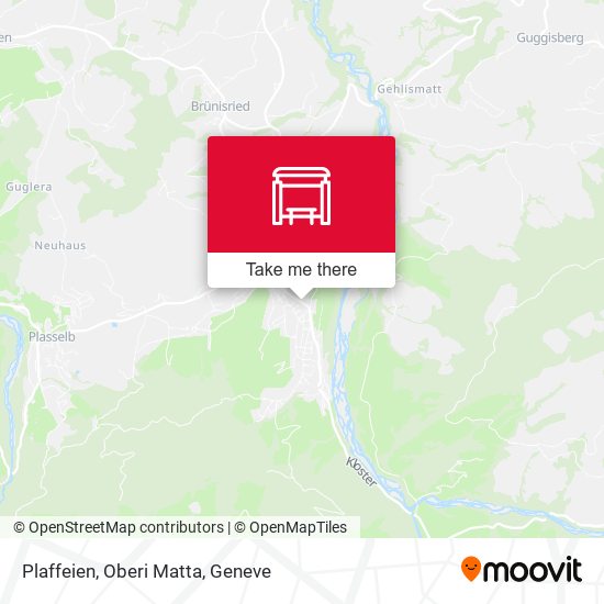 Plaffeien, Oberi Matta map