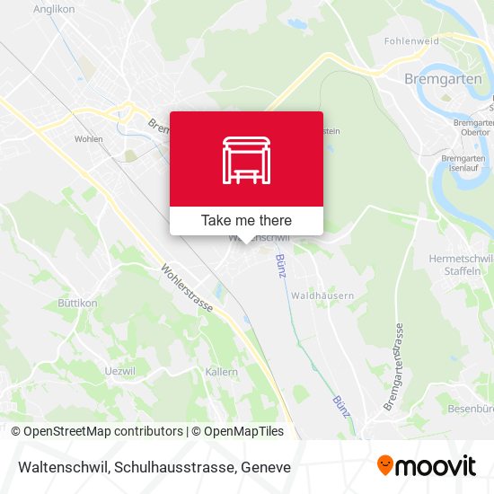 Waltenschwil, Schulhausstrasse map