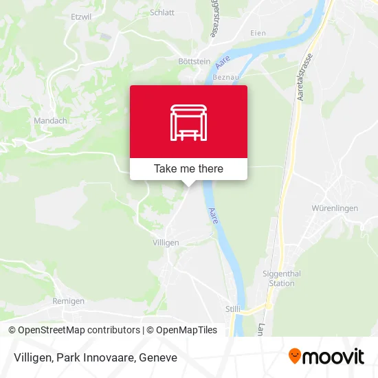 Villigen, Park Innovaare map