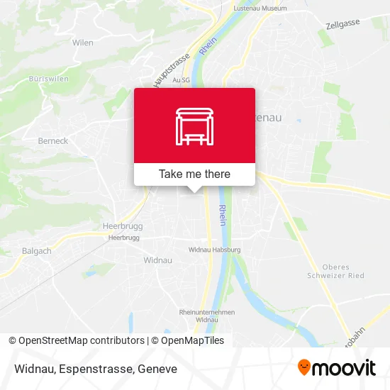 Widnau, Espenstrasse map