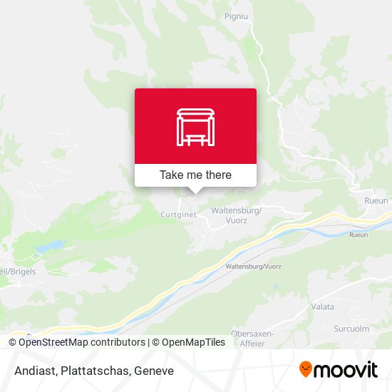 Andiast, Plattatschas map