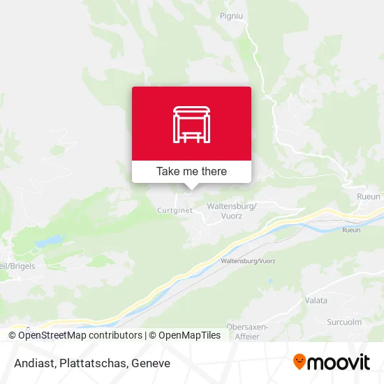Andiast, Plattatschas map