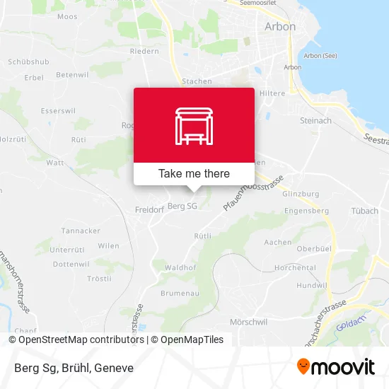 Berg Sg, Brühl map