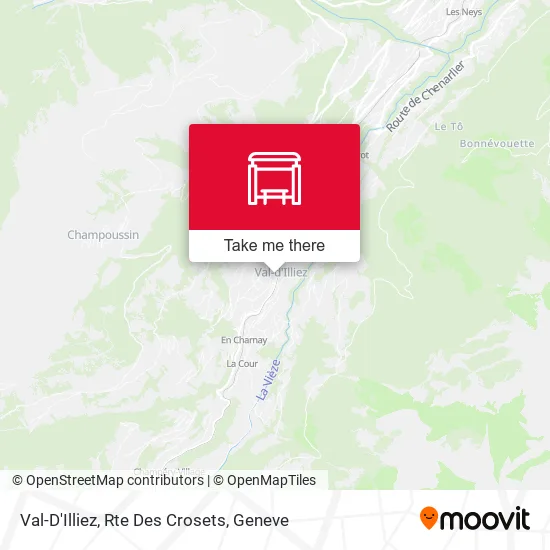 Val-D'Illiez, Rte Des Crosets map