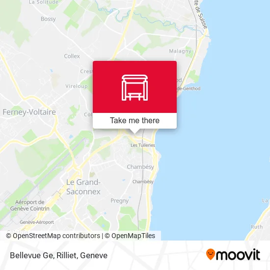 Bellevue Ge, Rilliet map