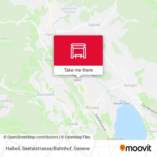 Hallwil, Seetalstrasse/Bahnhof map