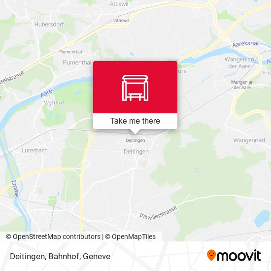 Deitingen, Bahnhof map