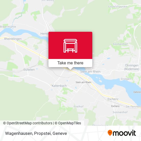 Wagenhausen, Propstei map