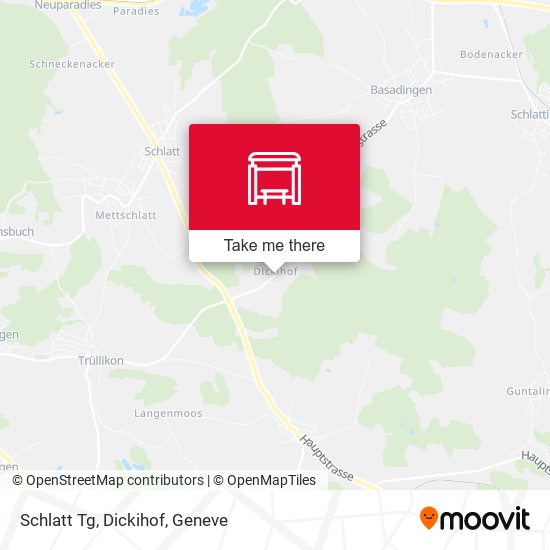 Schlatt Tg, Dickihof map