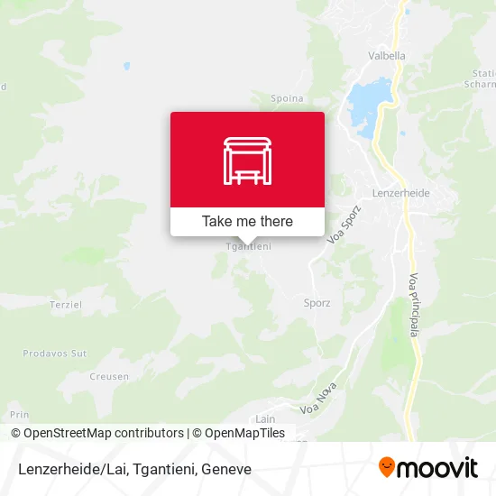 Lenzerheide/Lai, Tgantieni map