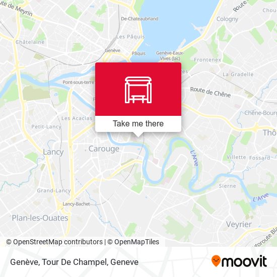 Genève, Tour De Champel map