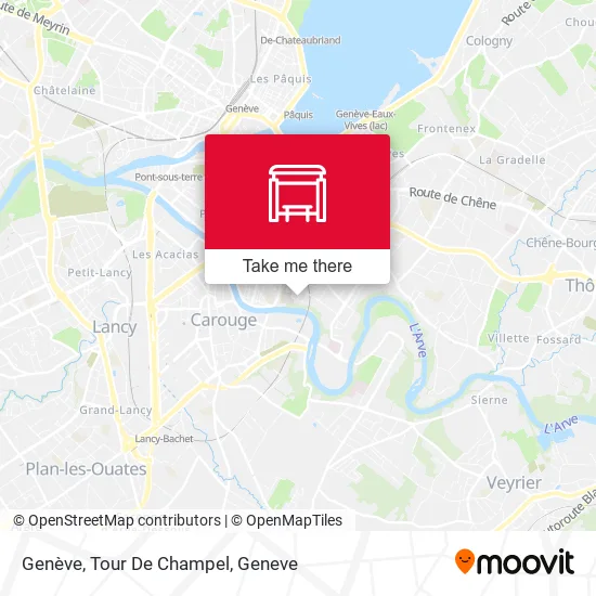 Genève, Tour De Champel map