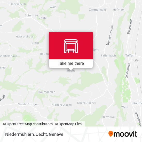 Niedermuhlern, Uecht map