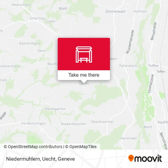 Niedermuhlern, Uecht map