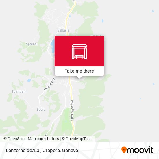 Lenzerheide/Lai, Crapera map