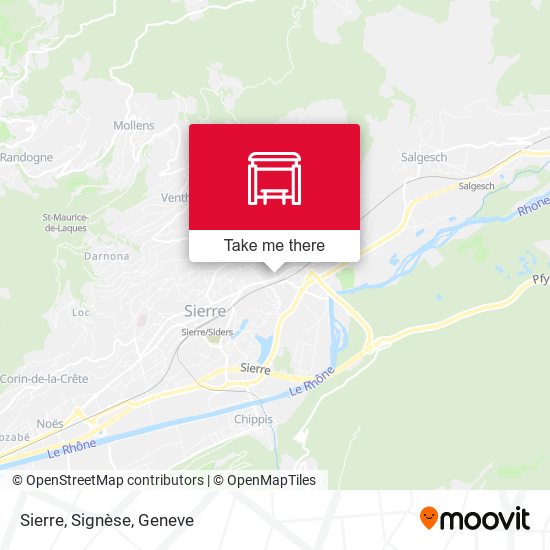 Sierre, Signèse map