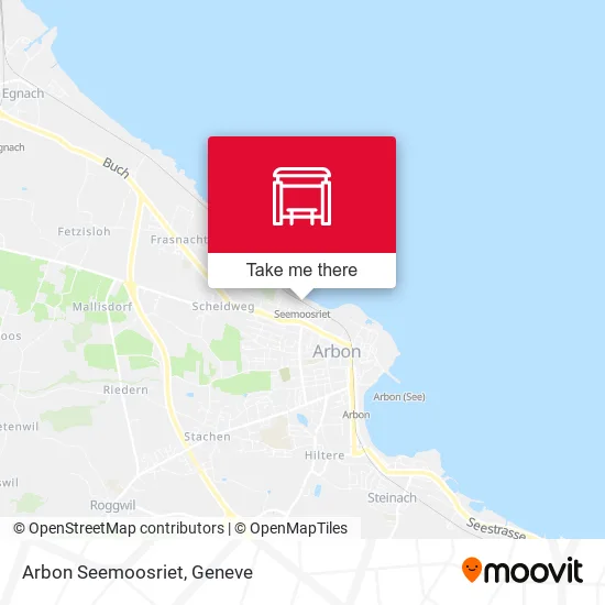 Arbon Seemoosriet map