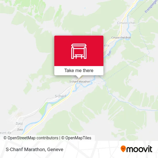 S-Chanf Marathon map